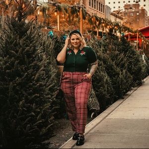ModCloth plaid trousers